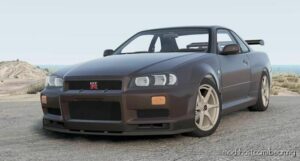 BeamNG Nissan Car Mod: Skyline GT-R V-Spec (BNR34) 1999 (Featured)