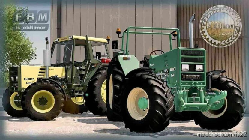 FS22 Tractor Mod: Bührer Turbotrac 6105 (Featured)