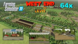 FS22 Map Mod: West END 64X By Levis V1.0.0.2 (Image #6)