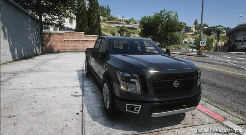 GTA 5 Nissan Vehicle Mod: Titan Crew CAB XD PRO 4X Add-On | Tuning (Featured)