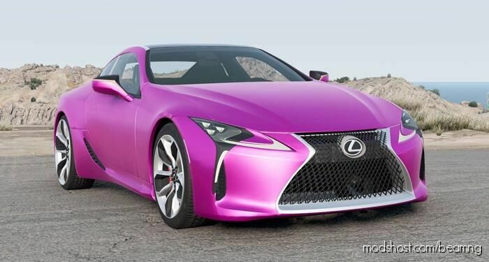 BeamNG Lexus Car Mod: LC 500 (Z100) 2017 (Featured)