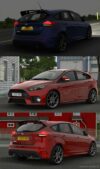 ETS2 Ford Car Mod: Focus RS MK3 2017 V2.3 1.46 (Image #2)