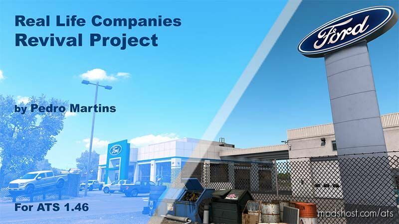 ATS Mod: Real Life Companies Revival Project v1.4.5 (Featured)