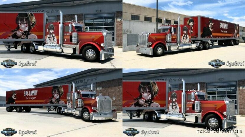 ATS Peterbilt Mod: 389 YOR Forger – SPY X Family Combo Skin (Featured)