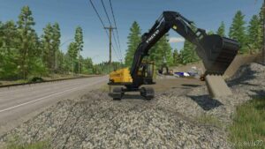 FS22 Volvo Forklift Mod: HD Bucket (Featured)