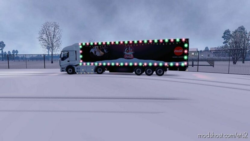 ETS2 Mod: Christmas & New Year Trailer Pack v1.0 1.46 (Featured)