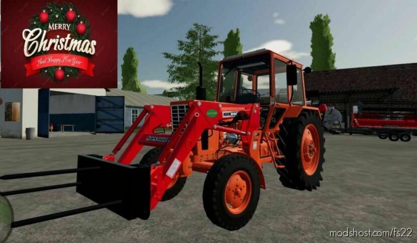 FS22 MTZ Tractor Mod: 80 And Khr80E Front Loader (Featured)