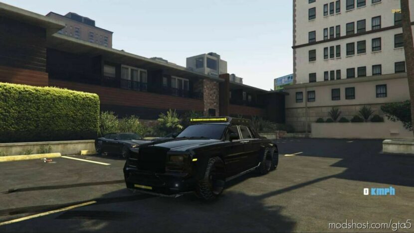 GTA 5 Rolls Royce Vehicle Mod: Rolls-Royce Phantom 6×6 (Featured)