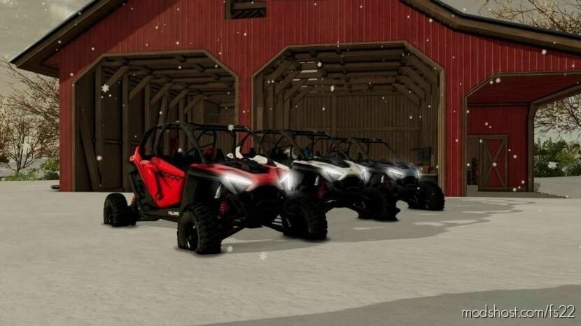 FS22 Vehicle Mod: 2022 Polaris RZR 4 Door (Featured)