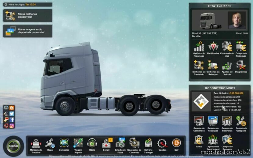 ETS2 Save Mod: Profile 1.46.2.13S (Featured)