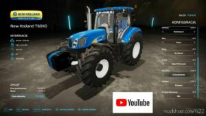 FS22 NEW Holland Tractor Mod: T6050 Series (Image #3)