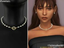 Sims 4 Accessory Mod: Planetary Necklace (Featured)