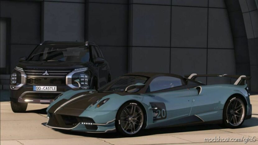 GTA 5 Roadster Vehicle Mod: Pagani Huayra BC Roadster 2019 Add-On (Featured)