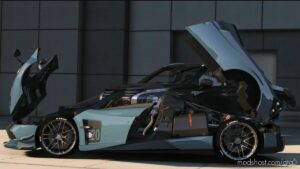 GTA 5 Roadster Vehicle Mod: Pagani Huayra BC Roadster 2019 Add-On (Image #3)