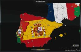 ETS2 Mod: Europe Map with Flags v1.0 (Image #3)