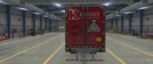 ATS Mod: Knight Transportation Cascadia Truck Skin And Trailer Skin (Image #2)