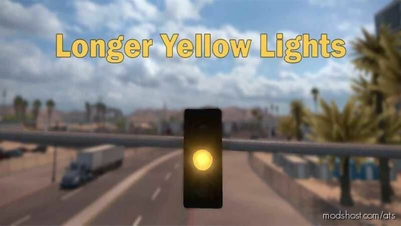 ATS Mod: Longer Yellow Traffic Light (Featured)