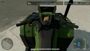 FS22 ATV Vehicle Mod: Honda Rancher (Image #2)