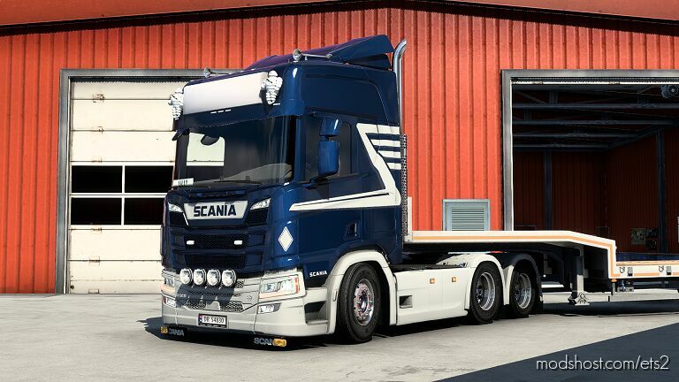 ETS2 Scania Mod: R EX Leif Egil Transport Mjølner Skin (Featured)