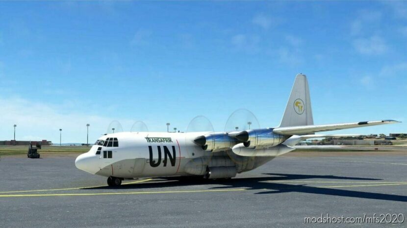 MSFS 2020 Africa Livery Mod: C130-UN (Featured)