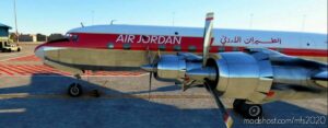 MSFS 2020 DC-6B Livery Mod: Pmdg DC-6B | AIR Jordan Jy-Ace | 1959 (Image #2)