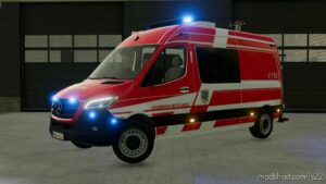 FS22 Mercedes-Benz Vehicle Mod: Sprinter 2019 ELW V1.1 (Image #3)