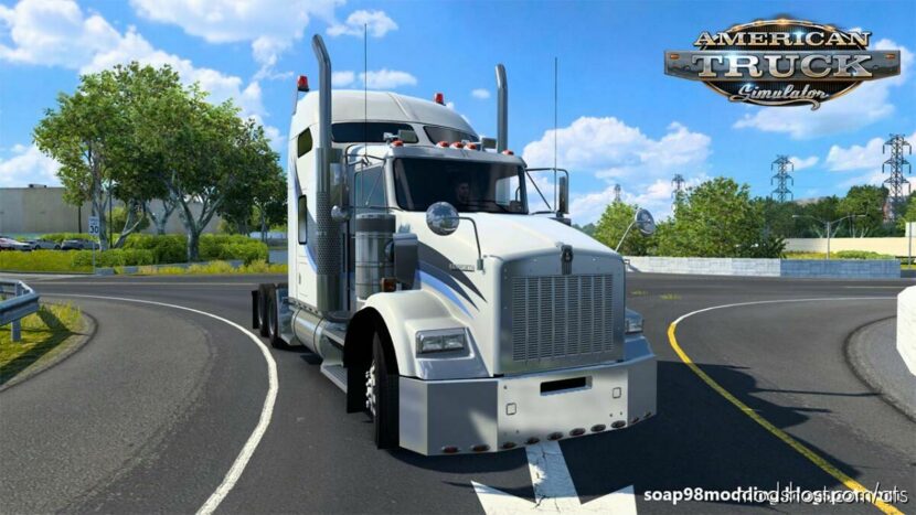 ATS Truck Mod: Kenworth T800 Reworked by soap98 v1.0 1.46 (Featured)