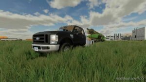 FS22 Ford Car Mod: F350 Flatbed 6.4L Powerstroke (Image #2)