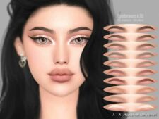 Sims 4 Female Hair Mod: Eyebrows N70 (Featured)