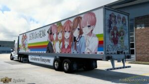 ATS Peterbilt Mod: 579 Gotoubun NO Hanayome Anime Combo Skin (Image #3)