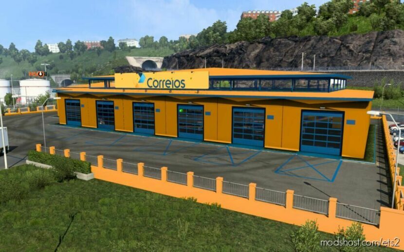 ETS2 Mod: Garage Correios 1.40 - 1.46 (Featured)