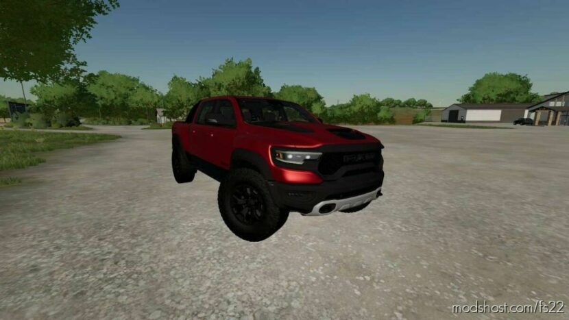 FS22 Dodge Car Mod: RAM TRX V1.0.0.1 (Featured)