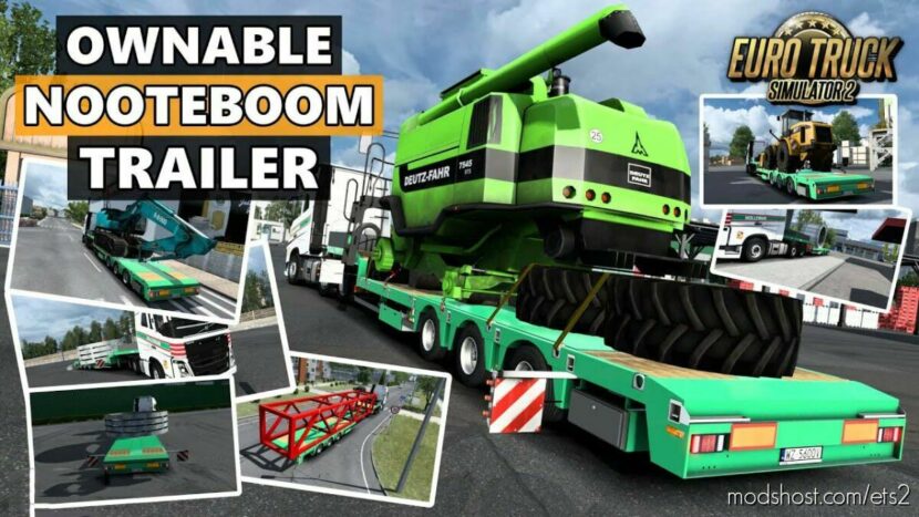 ETS2 Mod: Nooteboom Trailer Update v1.46 (Featured)