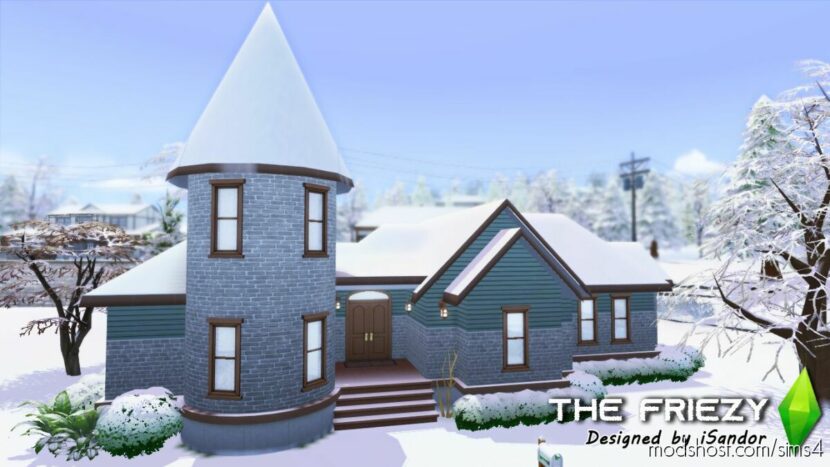 Sims 4 House Mod: The Friezy (NO CC) (Featured)