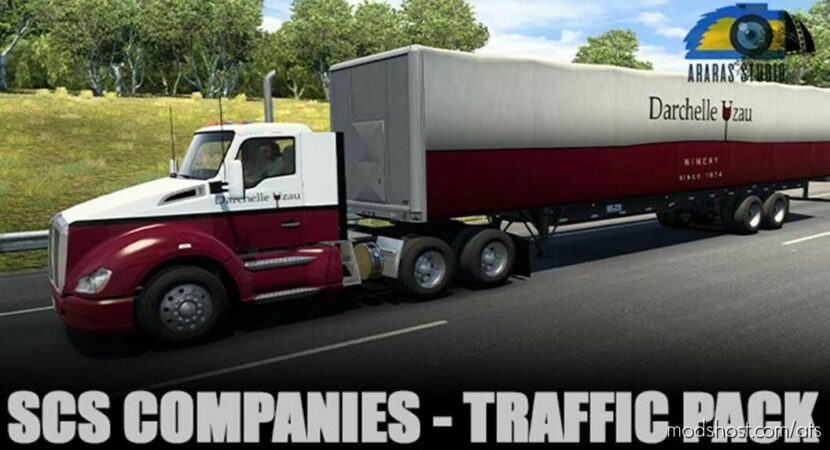 ATS Mod: SCS Companies Traffic Pack v1.0 1.46 (Featured)