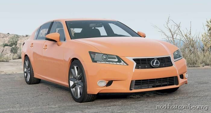 BeamNG Lexus Car Mod: GS 350 (L10) 2012 (Featured)