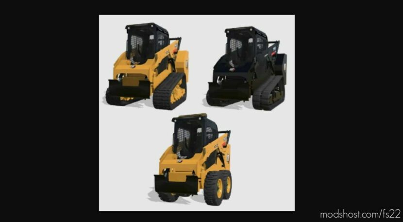 FS22 Caterpillar Forklift Mod: CAT 299DXE3 V2.0 (Featured)