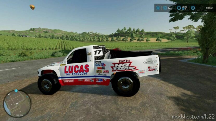 FS22 Chevrolet Car Mod: Silverado Baja Truck V1.1 (Featured)