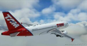 MSFS 2020 8K Livery Mod: TAM A319Ceo 8K Pr-Man (Image #2)