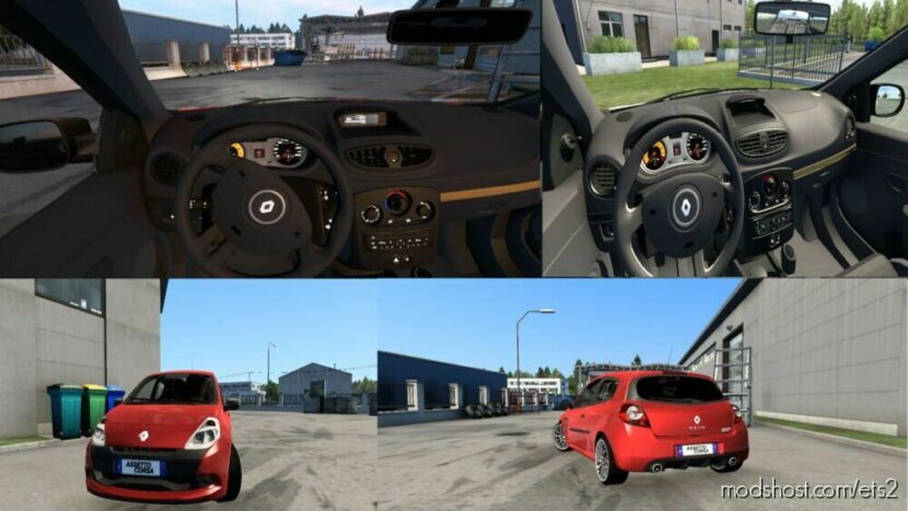 ETS2 Renault Car Mod: Clio RS 1.46 (Featured)