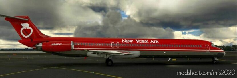 MSFS 2020 8K Livery Mod: NEW York AIR N815NY 8K (Featured)