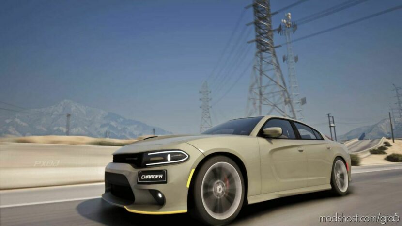 GTA 5 Dodge Vehicle Mod: Charger GT 2022 Add-On (Featured)