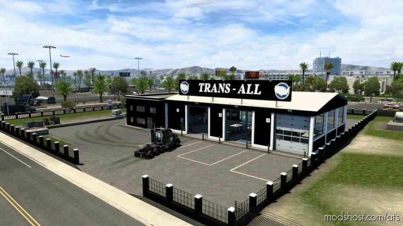 ATS Mod: TRANS-ALL Garage small - ATS fix v1.46.2 (Featured)