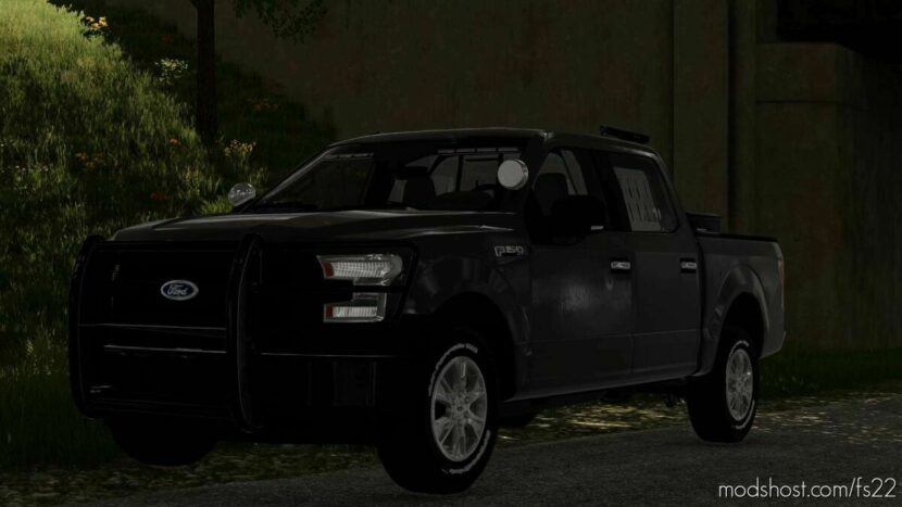 FS22 Ford Car Mod: 2016 F150 Police Utility (IC & Passenger) (Featured)