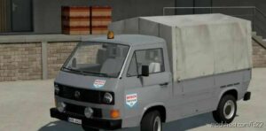 FS22 Volkswagen Vehicle Mod: VW T3 Pritsche (Featured)