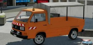 FS22 Volkswagen Vehicle Mod: VW T3 Pritsche (Image #4)