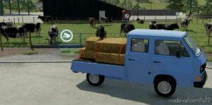 FS22 Volkswagen Vehicle Mod: VW T3 Double Cabin (Image #2)