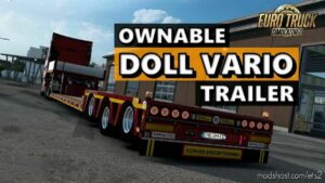 ETS2 Mod: Doll Vario Trailer by Roadhunter v8.2 1.46 (Featured)