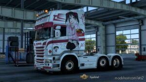 ETS2 RJL Mod: Scania Topline Nico Yazawa – Love Live! Skin (Image #2)