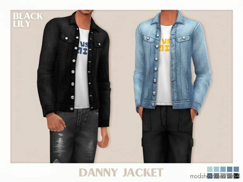 Sims 4 Teen Clothes Mod: Danny Jacket (Featured)